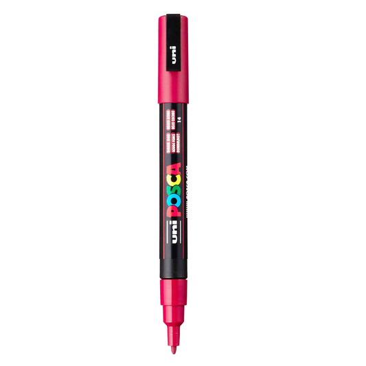 Uni Posca Marker 0.9-1.3mm Fine Red PC-3M