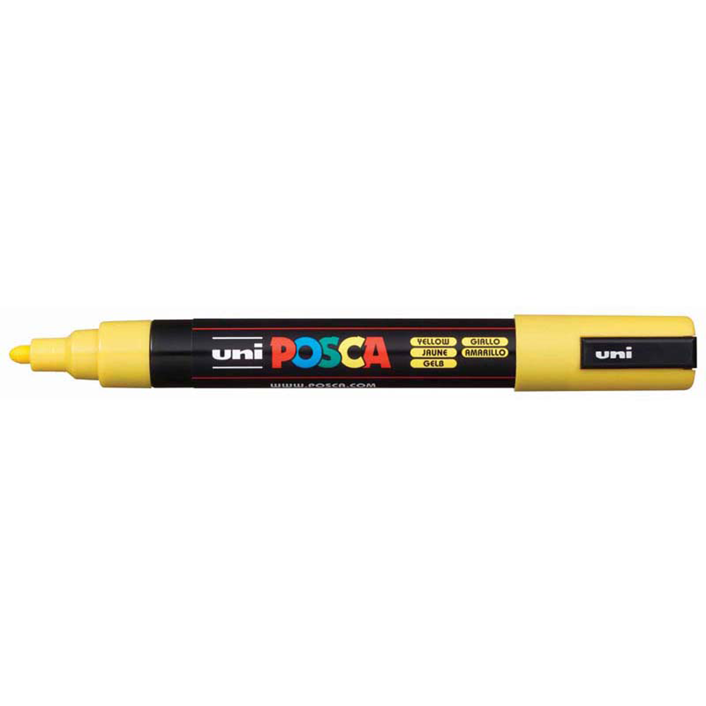 Uni Posca Marker 1.8-2.5mm Medium Tip Yellow PC-5M