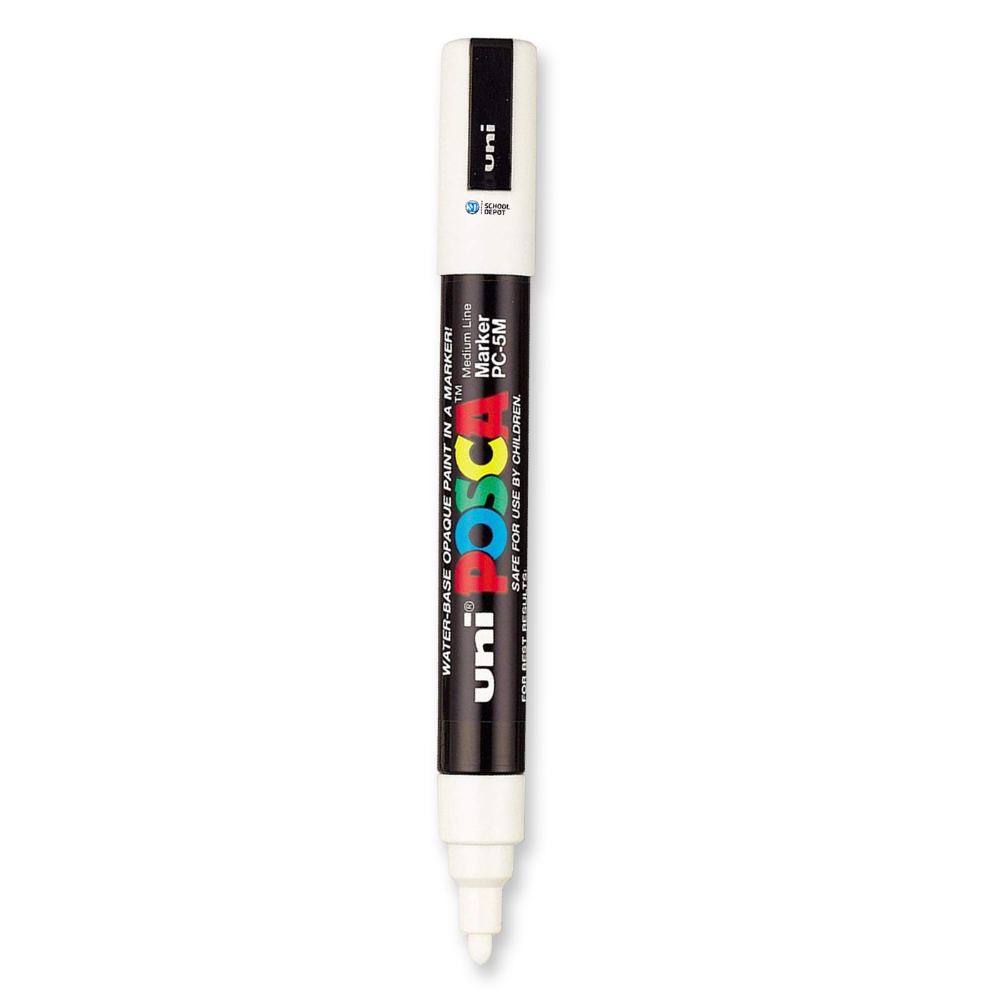 Uni Posca Marker 1.8-2.5mm Bullet Tip White PC-5M