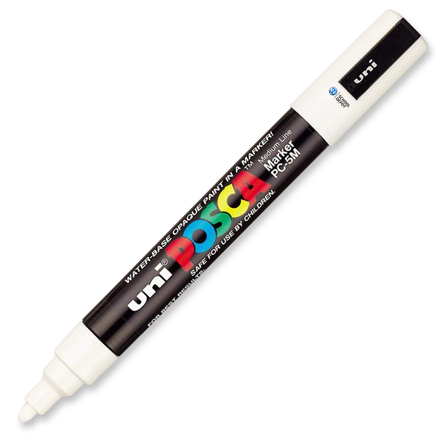 Uni Posca Marker 1.8-2.5mm Bullet Tip White PC-5M