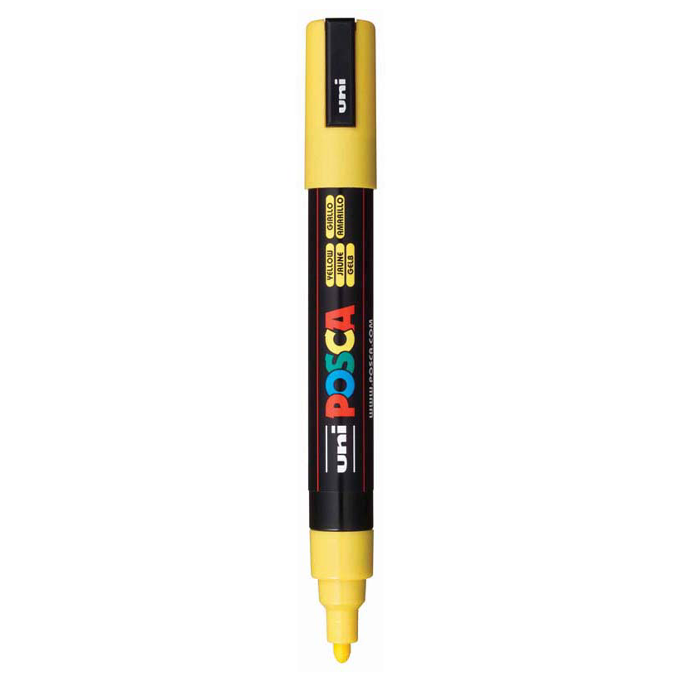 Uni Posca Marker 1.8-2.5mm Medium Tip Yellow PC-5M