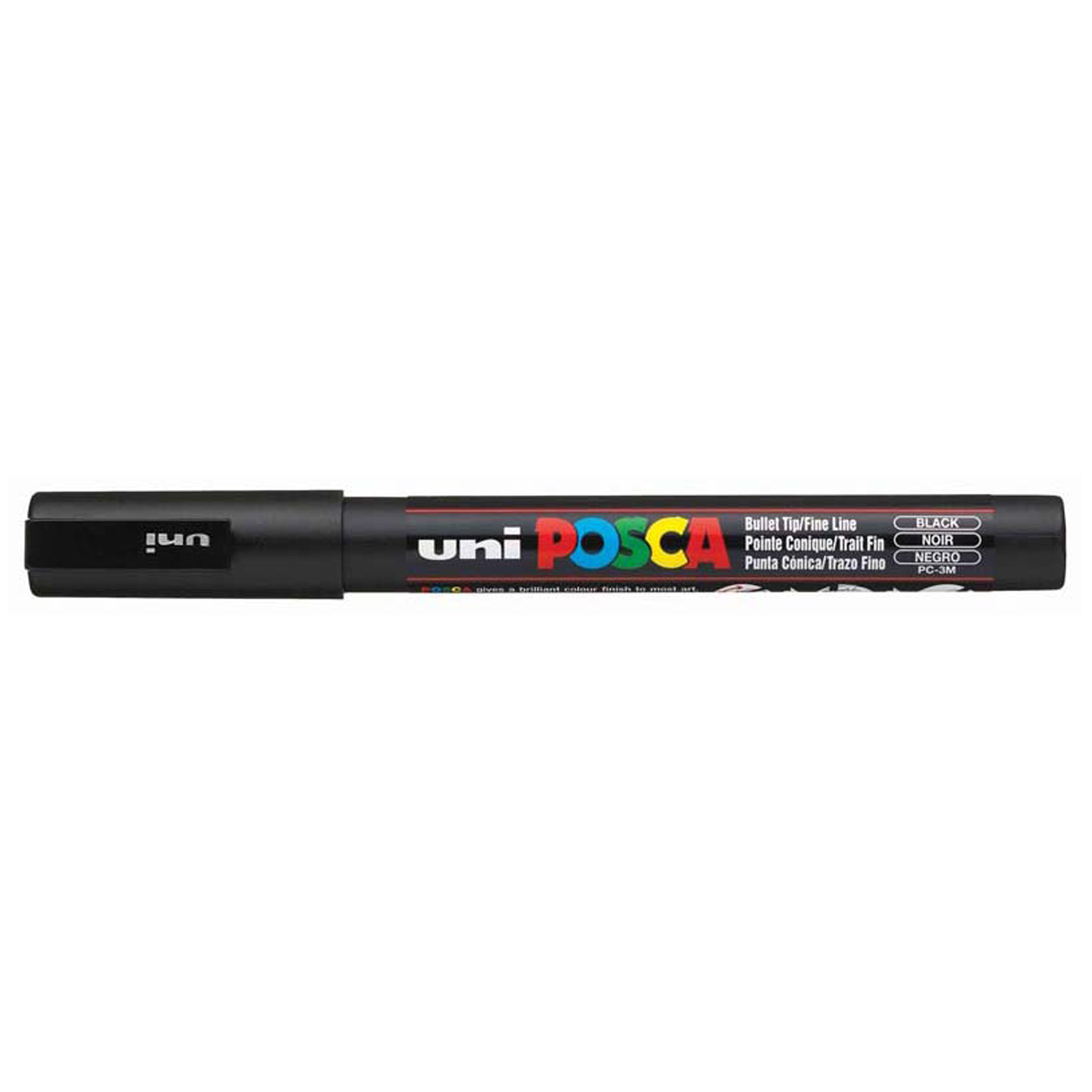 Uni Posca Paint Marker Fine 0.9-1.3mm Bullet Black PC-3M