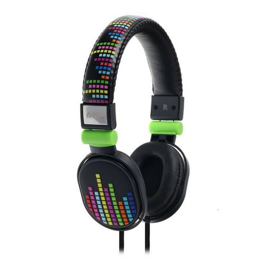 Moki Headphones Popper - Levels Black - School Depot NZ
