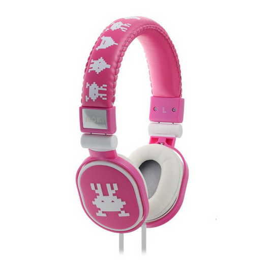 Moki Headphones Popper - Martian Pink - School Depot NZ
