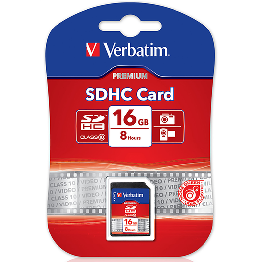 Verbatim SD Card Class 10 SDHC 16GB