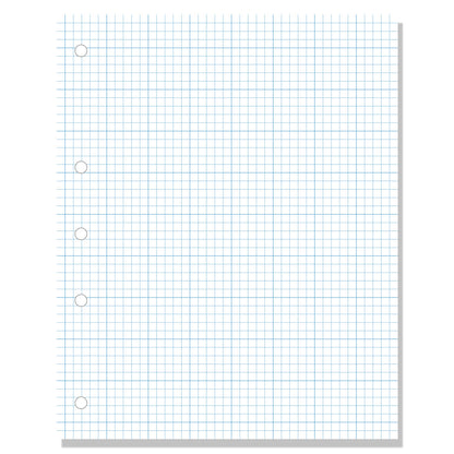 WARWICK 14J5 GRAPH PAD LOOSE LEAF REFILL 5MM QUAD 40 LEAVES inside pages