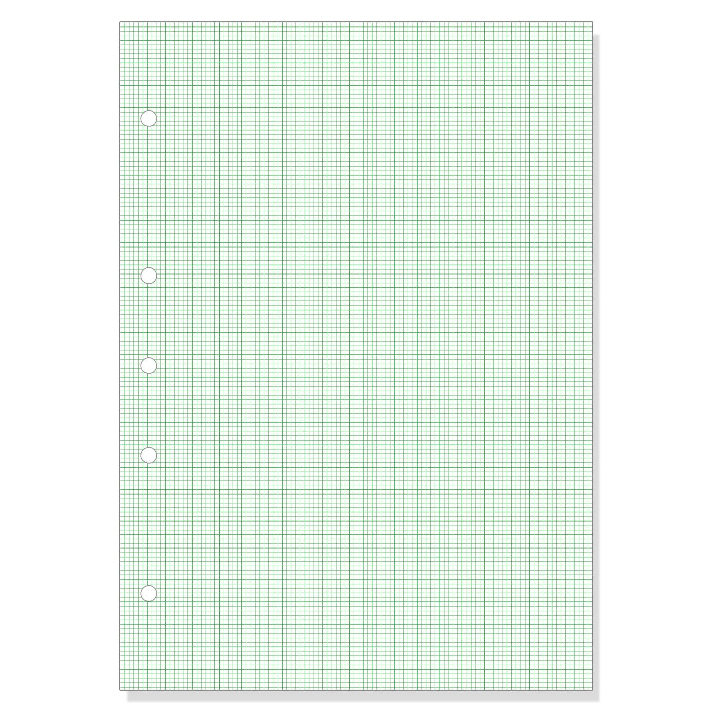 WARWICK 14K8 A4 GRAPH PAD LOOSE LEAF REFILL 2 MM QUAD 30 LEAVES Page View