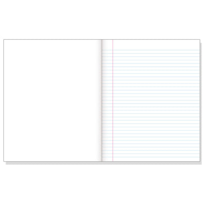 Warwick Science Book 1L5 with one page blank and one ruled 7 mm