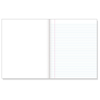 Warwick Science Book 1L5 with one page blank and one ruled 7 mm