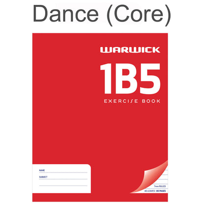 Warwick 1B5 Exercise Book Ruled 7mm 40 Leaf