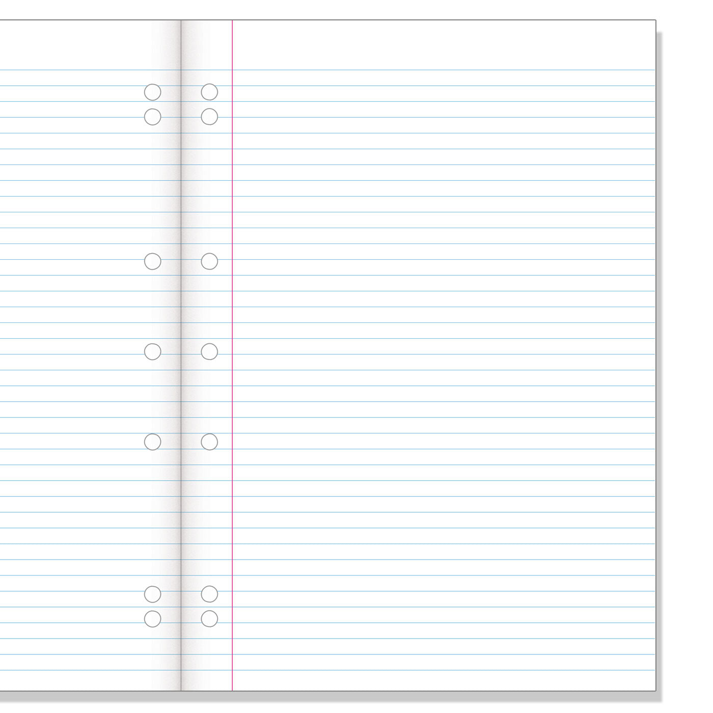 Warwick Exercise Book 1B8 Extra Punched 64 Leaf Page View