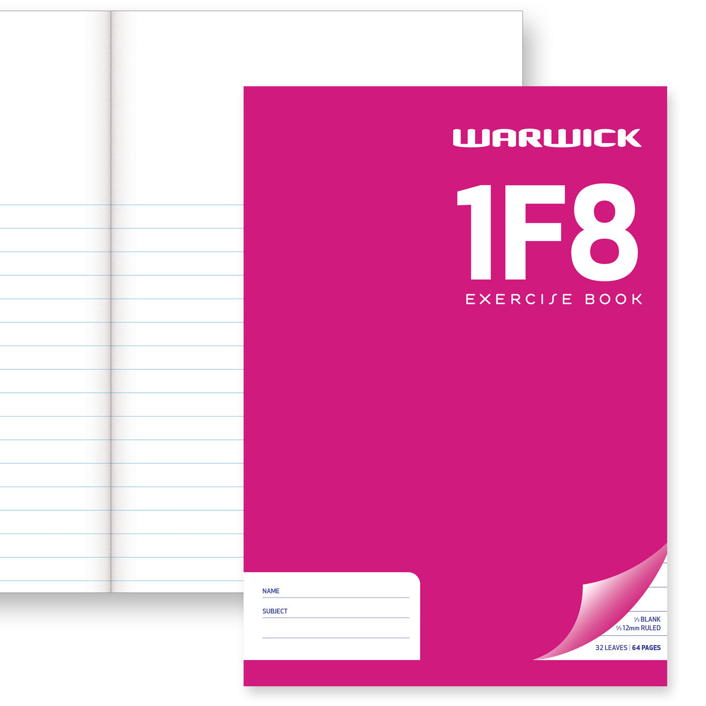Warwick Exercise Book 1F8