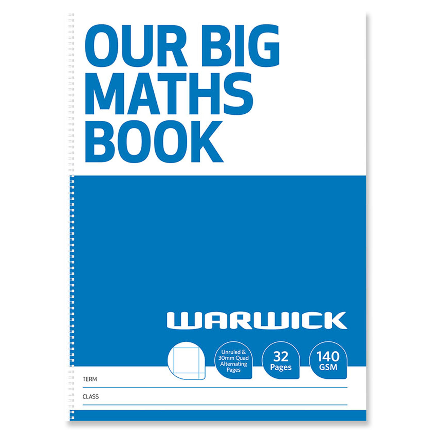 Large Print Math Book Warwick Our Big Maths Book 355 x 450mm – School Depot NZ