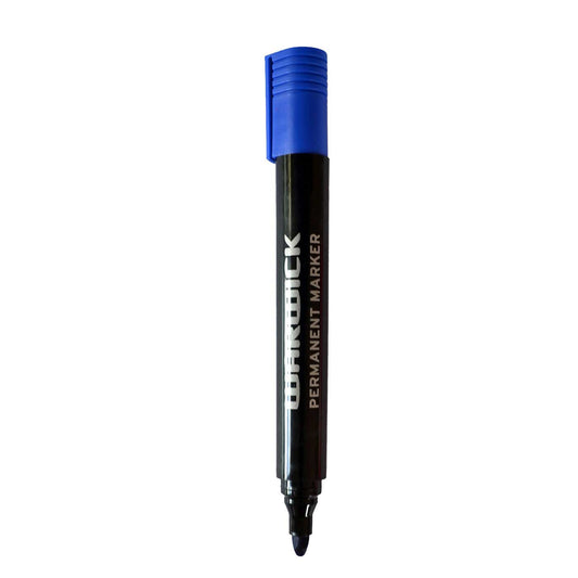 Warwick Permanent Marker Bullet Tip - Blue - School Depot NZ