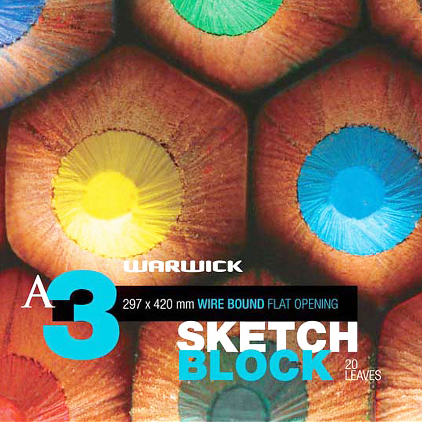 WARWICK PAD A3 SPIRAL SKETCH 20 LEAF 120GSM 