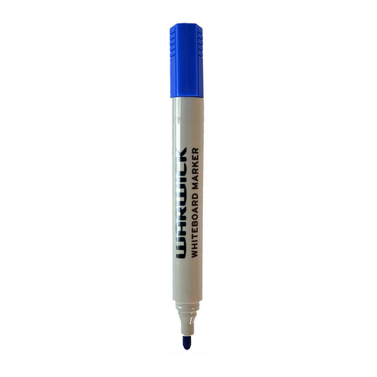 Warwick Whiteboard Marker Extra - Bullet Tip - Blue - School Depot NZ
