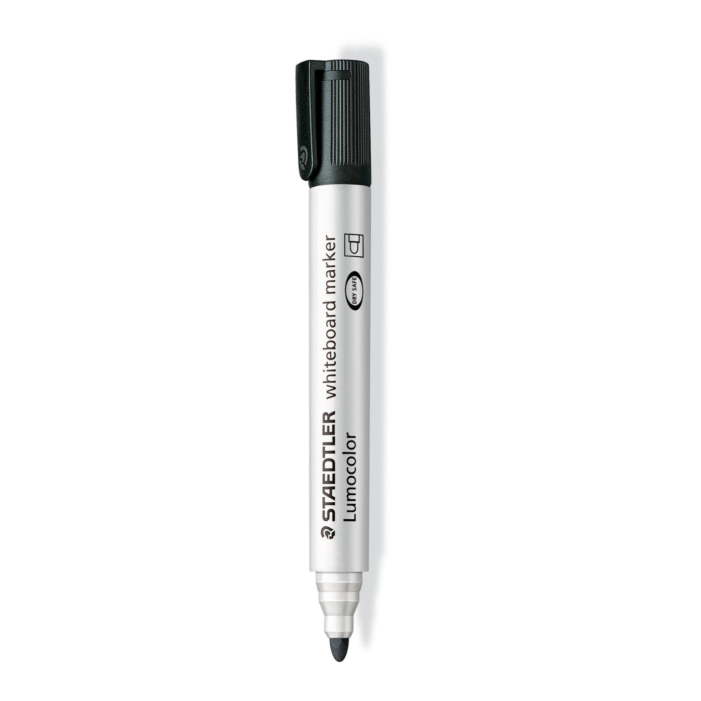 Staedtler Lumocolor Whiteboard Marker Pens 351 - Dry Erase Correction Pen -  Bullet Tip - Pack of 4 x Black