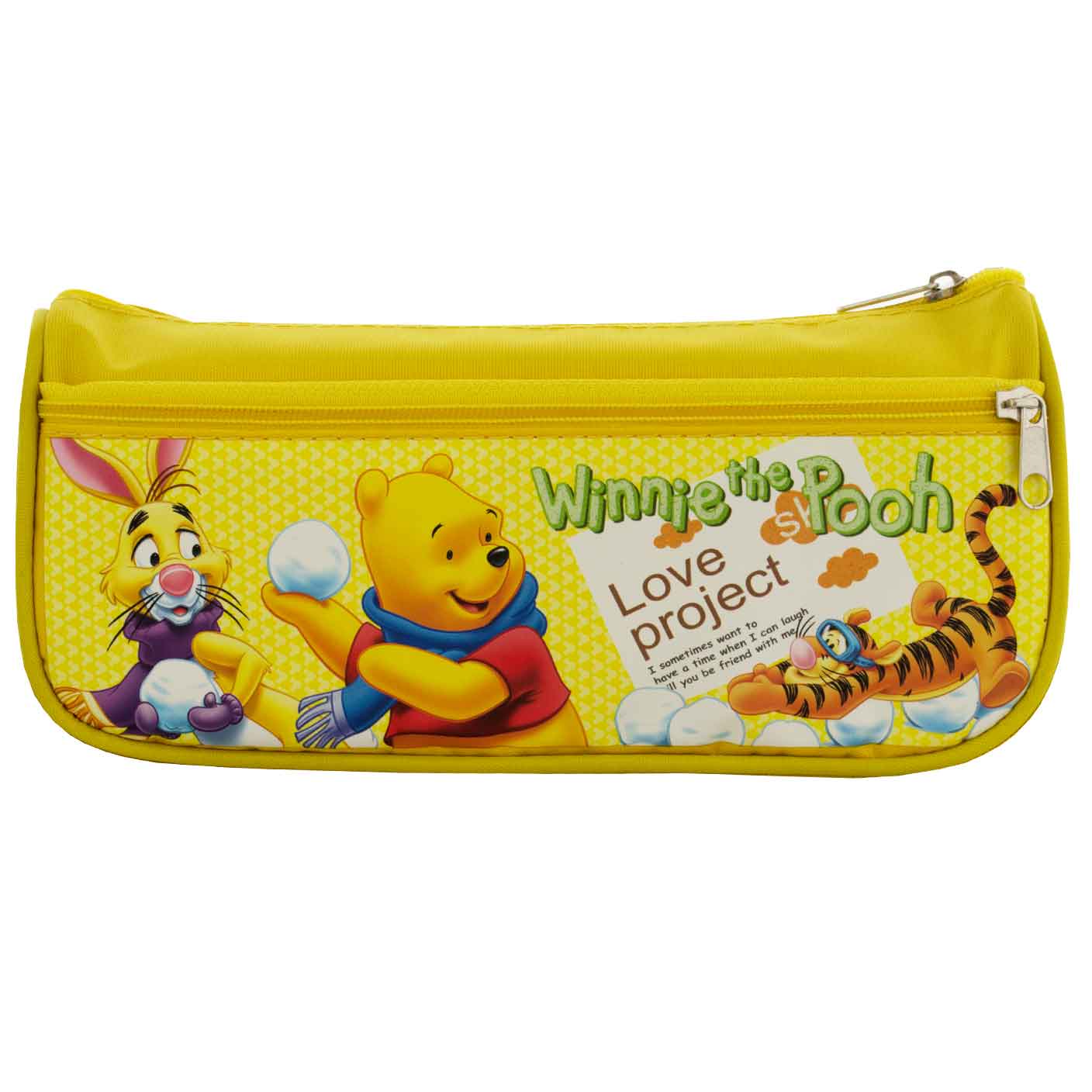 Winnie The Pooh Double Zip Pencil Case