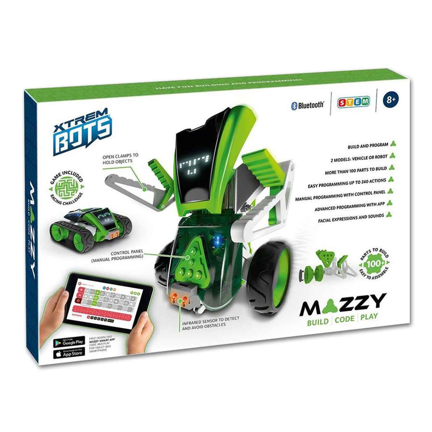 Xtreme Robot Educational Mazzy Bots Kit with Bluetooth Technology