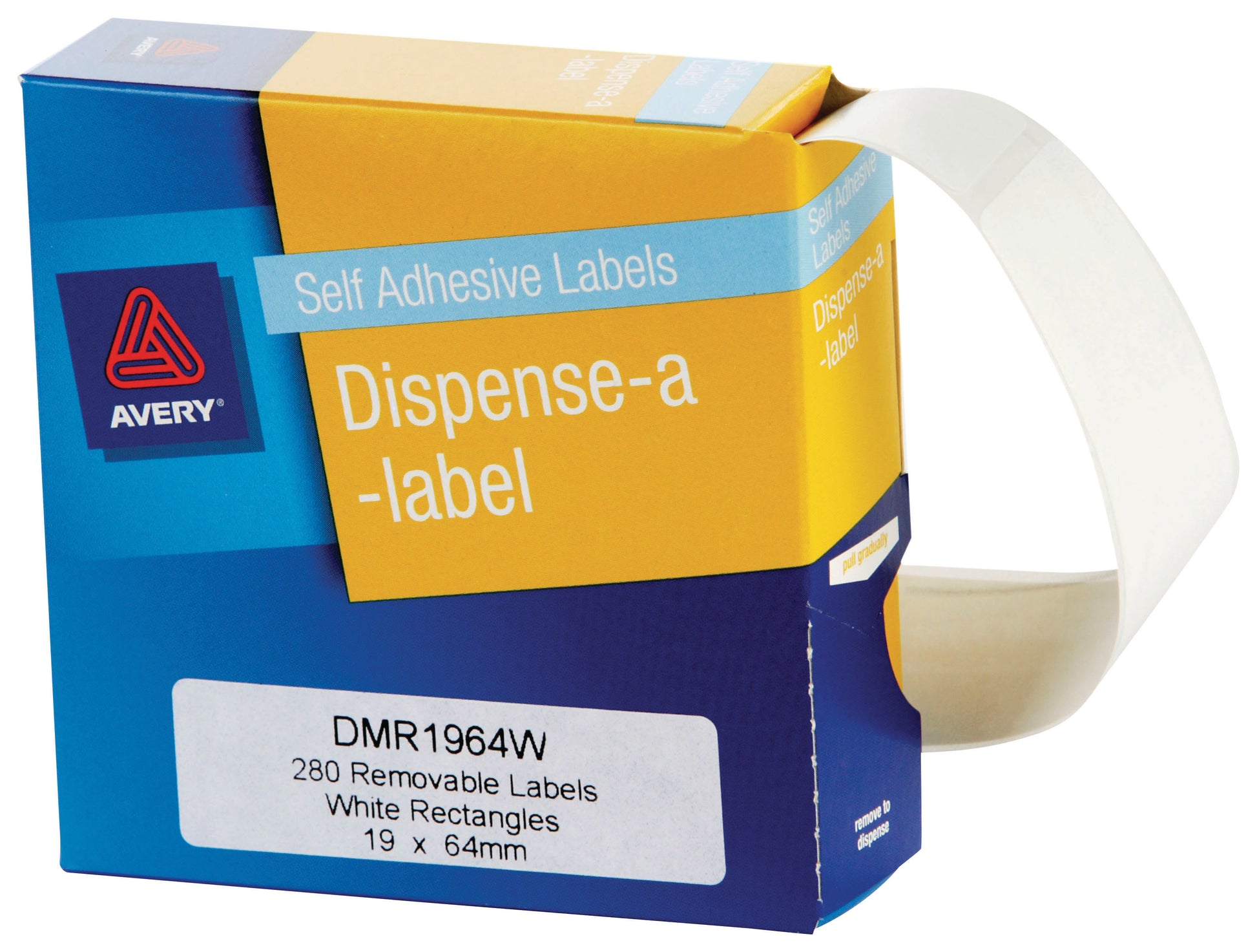 Avery Label Dispenser White 19 x 64 mm 280 labels